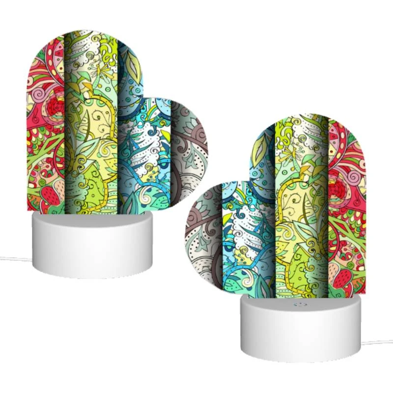 Love Acrylic Night Light, Three colorful designs of flowers are displayed on a wall. Love Acrylic Night Light, Three Colorful Designs Of Flowers Are Displayed On A Wall. -Nuas Diy Shop e3b8fb9eea017a4073f5ca9babf1b893613759a9