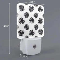 Night Light, A Pattern Of Black And White Flowers. 3 Night Light, A Pattern Of Black And White Flowers. -Nuas Diy Shop e41e9b4a2dc85de65c571d1dcf03c424b69471bb
