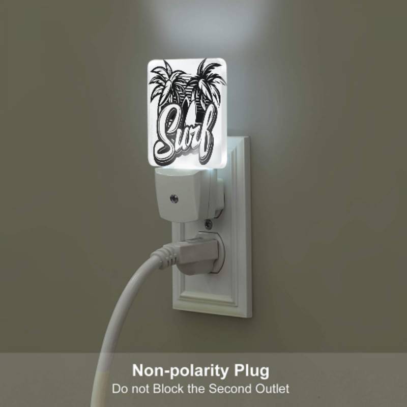 Night Light Set of 2, A logo for surfing with a house and palm trees. Night Light Set Of 2, A Logo For Surfing With A House And Palm Trees. -Nuas Diy Shop e46b40bfe86807de6519737b7582dd55302cec0a