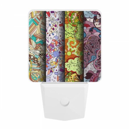 Night Light, Four Different Colored Paintings Of Leaves. -Nuas Diy Shop e4e39ea7eadca135722c116ad9d4363de7927fe5