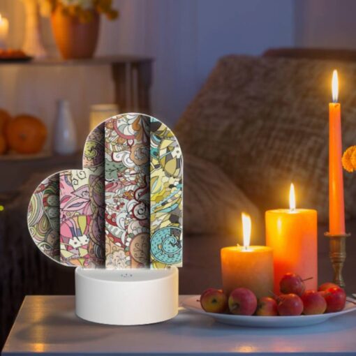 Love Acrylic Night Light, Three Colorful Designs Are Displayed On A Wall. -Nuas Diy Shop e5770025adbc9f84b9608e15ae03d0c4833ba191