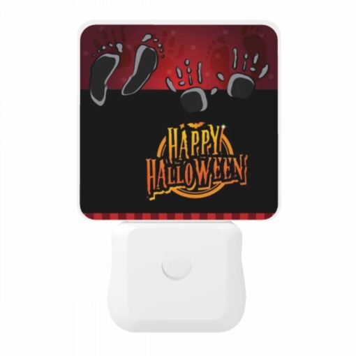 Night Light, A Black And White Image Of A Happy Halloween Sign. -Nuas Diy Shop e5bbe8e1a9971a59d4bc4d36c3023b8a22ca5f64