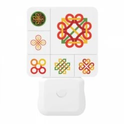 Night Light, Four Different Colored Geometric Shapes. -Nuas Diy Shop e5c4e65b9910c2677db181f9e28961fb05cc4b5d