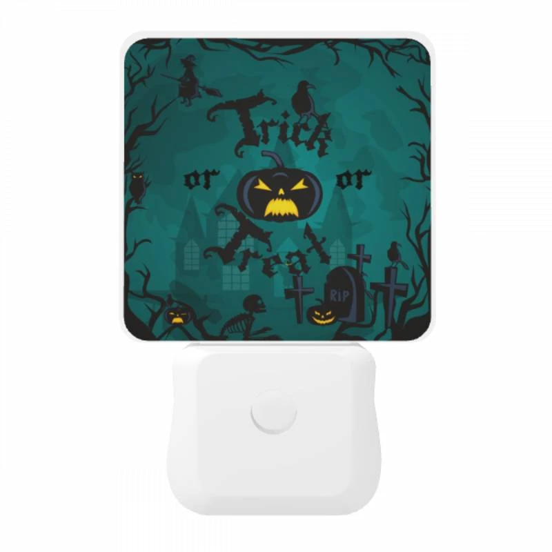 Night Light, A Halloween poster with a scary pumpkin and a skeleton. Night Light, A Halloween Poster With A Scary Pumpkin And A Skeleton. -Nuas Diy Shop e5ca21673fded1e5cdac1cf4699a7ffe00b6e73a