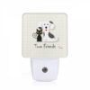 Night Light, A Black Cat And A White Dog Are Shown Together -Nuas Diy Shop e685f7768c2c91bb59af33faabe63a17bb28c951