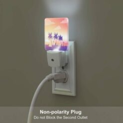 Night Light, A Sunset With Palm Trees In The Background. -Nuas Diy Shop e723537aac38d185bf7da710616f24fb256d7225