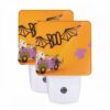 Night Light Set Of 2, A Halloween Themed Car With Ghosts On It. -Nuas Diy Shop e79bf85f9fde4f31fbc2b286228d973e017442fb