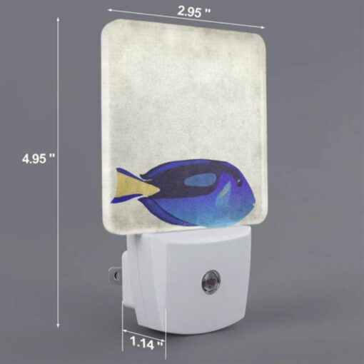 Night Light, A Blue And Yellow Fish Is Shown In A Cartoon Style. -Nuas Diy Shop e7c6bc9685c9baa2b5b999e1bd68bad81d9bd8b2