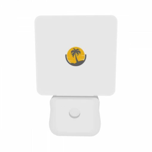 Night Light Set Of 2, A Yellow And Black Logo Of A Palm Tree On A White Background. -Nuas Diy Shop e8497691a63903cce5dcd1d04cdc8df35ecfd839
