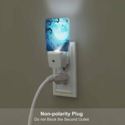Night Light, A Spooky Scene With A Full Moon And A Bunch Of Bats Flying Around. -Nuas Diy Shop e8a238fdde184c279247c7e7e0f61b16cd7a096c