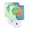 Night Light Set Of 2, A Tree With Green And Yellow Leaves Is Shown In A Split Image -Nuas Diy Shop e8b3d7a21e3bdfc6dc9c5a8a6f659f6a6fd9bcda