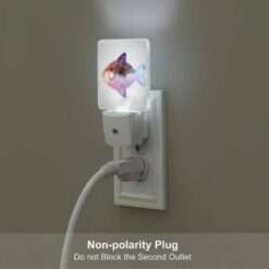 Night Light Set Of 2, A Fish With A Purple And Pink Body. -Nuas Diy Shop e8bd9725eeeb6b1cd13766f5596d73511d248d02