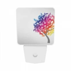 Night Light Set Of 2, A Colorful Tree With Leaves In Different Colors. -Nuas Diy Shop e9367603974ce2b36d3a89c2d1f4b9c9678ed231