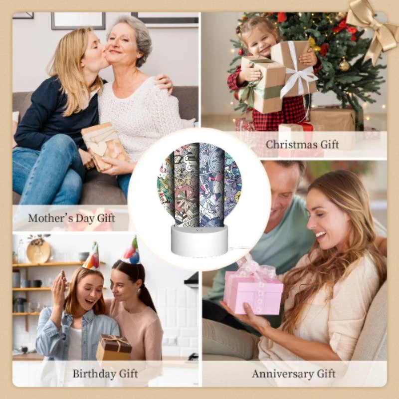 Round Acrylic Night Light, Four different colored designs of a woman's face. Round Acrylic Night Light, Four Different Colored Designs Of A Woman's Face. -Nuas Diy Shop ea350e5344a9f9f79b201fbab77c40a4ac3fb1b7