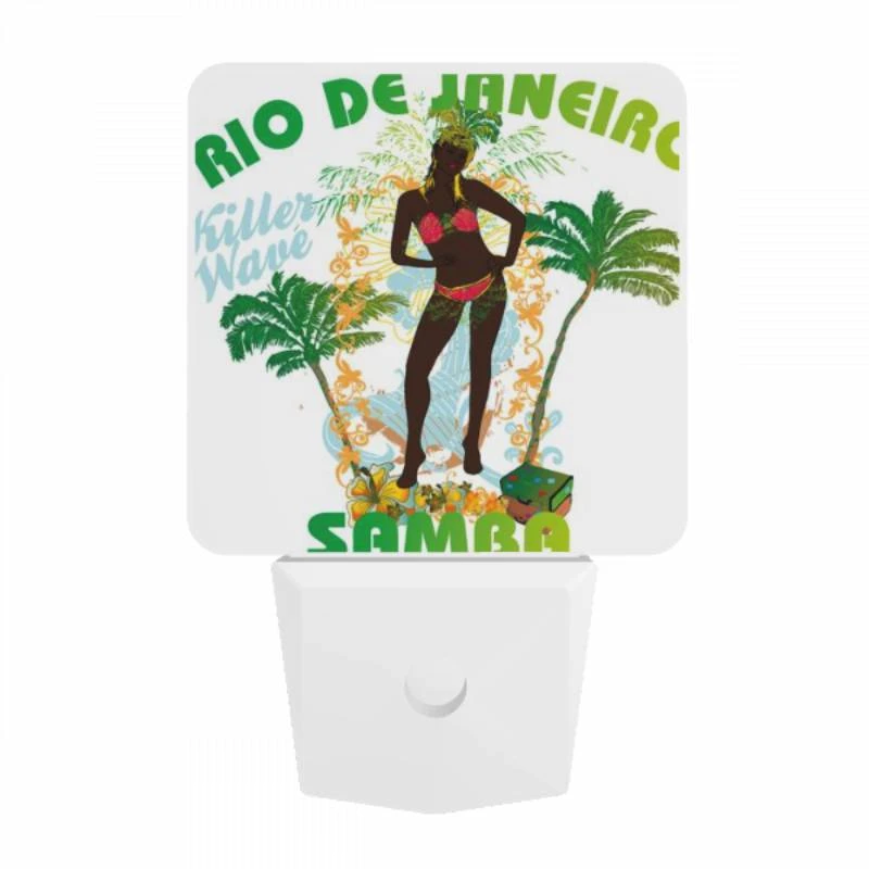 Night Light, A woman in a bikini poses for a poster advertising Rio de Janeiro. Night Light, A Woman In A Bikini Poses For A Poster Advertising Rio De Janeiro. -Nuas Diy Shop ea3b149048239f0203c4e0338f282740c58236f2