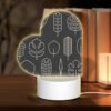 Love Acrylic Night Light, A Collection Of Leaves In Various Shapes And Sizes. -Nuas Diy Shop ea3e61ddb11044d76fadf32fd0e4fb3cf6778f3b