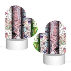 Love Acrylic Night Light, Three Colorful Designs Of A Person's Arm Are Displayed. -Nuas Diy Shop ea5a7bb6b005fc1f3da2d0cc271d36baba504142