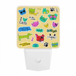 Night Light, A Collection Of Stickers Featuring Cats And Dogs. -Nuas Diy Shop eac60e86008db41b75dc774970e8a3d1f5c19b02