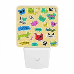 Night Light, A Collection Of Stickers Featuring Cats And Dogs. 9 Night Light, A Collection Of Stickers Featuring Cats And Dogs. -Nuas Diy Shop eac60e86008db41b75dc774970e8a3d1f5c19b02