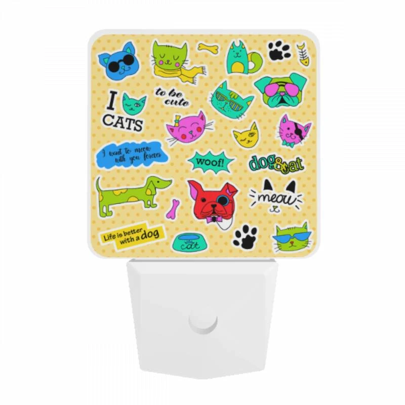 Night Light, A collection of stickers featuring cats and dogs. Night Light, A Collection Of Stickers Featuring Cats And Dogs. -Nuas Diy Shop eac60e86008db41b75dc774970e8a3d1f5c19b02