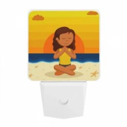 Night Light, A Woman Is Sitting On The Beach -Nuas Diy Shop eb3387e7012a6b255dc57923ff01e629f59e8673