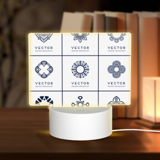 Rectangular Acrylic Night Light, A Collection Of Six Different Vector Logos. -Nuas Diy Shop ebe60f6e28bcb0afc0a45ea751e44492d8c09108