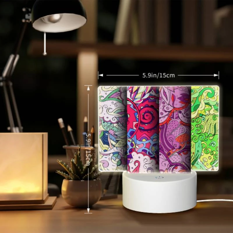 Rectangular Acrylic Night Light, Three colorful designs are displayed on a row. Rectangular Acrylic Night Light, Three Colorful Designs Are Displayed On A Row. -Nuas Diy Shop ec7822fb19b9e7e3cd9872a8c50fc949374e9f17