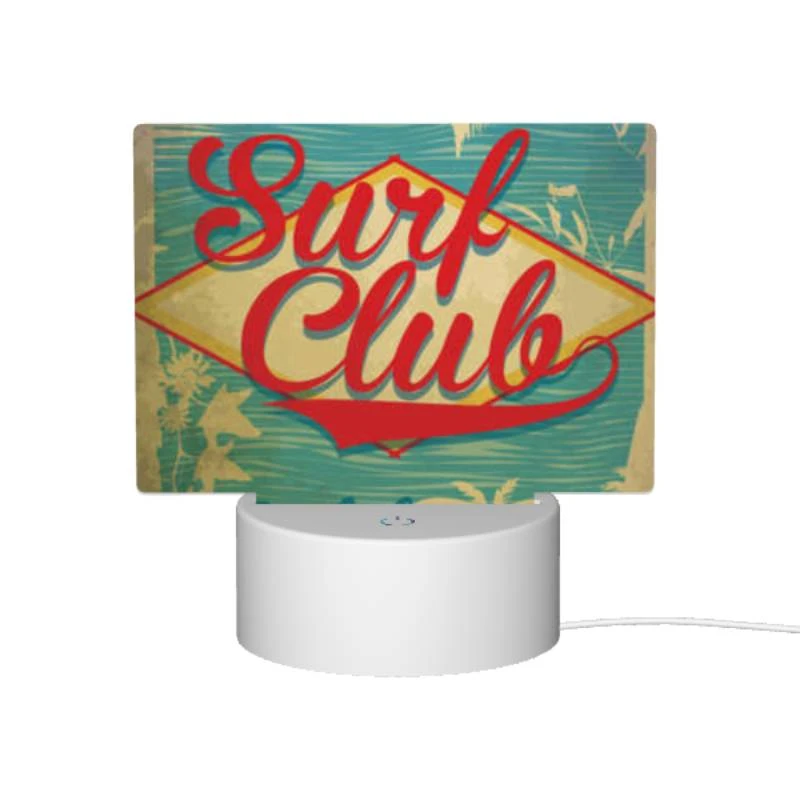 Rectangular Acrylic Night Light, A surf club logo with a palm tree and the words "California.". Rectangular Acrylic Night Light, A Surf Club Logo With A Palm Tree And The Words "California.". -Nuas Diy Shop ecd8f7b5a10abb071021c0e8aee3532371341521