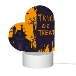Love Acrylic Night Light, A Halloween Themed Poster With A House And A Tree. -Nuas Diy Shop ee33bcafc3231930eba11f9a0c57da98f7f92507