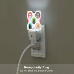 Night Light Set Of 2, A Collection Of Cat Images In Various Colors. -Nuas Diy Shop ee8bc8cc4caf98fe09e5258208d1b5e49d95e400