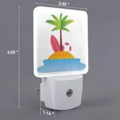 Night Light, A Palm Tree Is On A Tropical Island. -Nuas Diy Shop eec7f10aac494b750f8bc1df3e4ad4e72b288fce