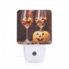 Night Light, A Pumpkin Is Sitting Next To Two Wine Glasses Filled With Candy. -Nuas Diy Shop ef2e2ba3624677b21abfebc6b20b4a9990d6318e