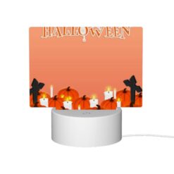 Rectangular Acrylic Night Light, A Halloween Scene With Lit Candles And Pumpkins. -Nuas Diy Shop efa6acef0efb9b16bd0cc2d1d466c36b93443ef9
