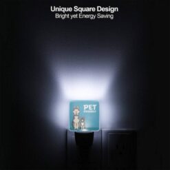 Night Light, A Black And White Cat And A Dog Are Standing Next To Each Other. -Nuas Diy Shop f11ff1bab9a9941cd0b11fd3cefdbafda7af5245