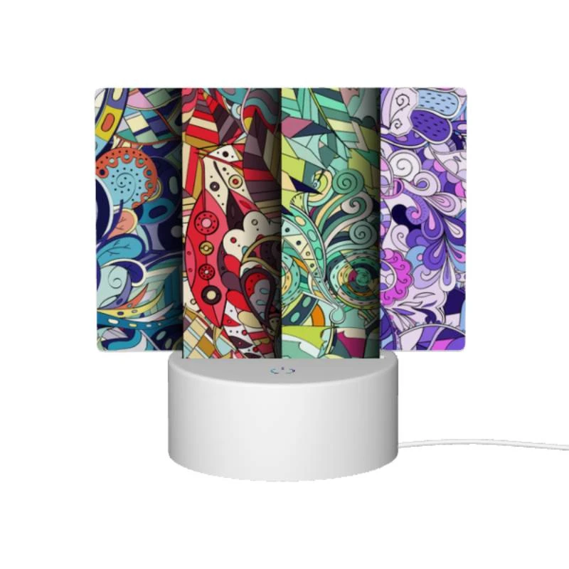 Rectangular Acrylic Night Light, Three colorful designs are displayed side by side. Rectangular Acrylic Night Light, Three Colorful Designs Are Displayed Side By Side. -Nuas Diy Shop f13efaef2bf723f5cbacfd46a184c299778005d5