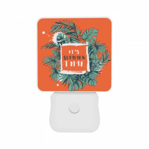 Night Light Set Of 2, A Colorful Poster With The Words "It's Summer Time" Written On It. -Nuas Diy Shop f15d6f3c487dc182679c536a8ccb036069ddfecd