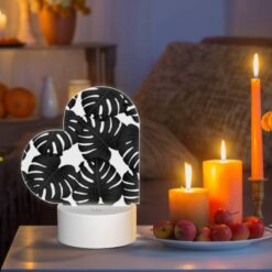 Love Acrylic Night Light, A Black And White Photo Of A Bunch Of Leaves. -Nuas Diy Shop f1e56c83372ecc7b439bc862a1000bb56329e483