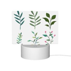 Rectangular Acrylic Night Light, Six Different Types Of Leaves Are Shown In A Row. -Nuas Diy Shop f2af9354b1126bd9c6eebe89761a06c3644c1746