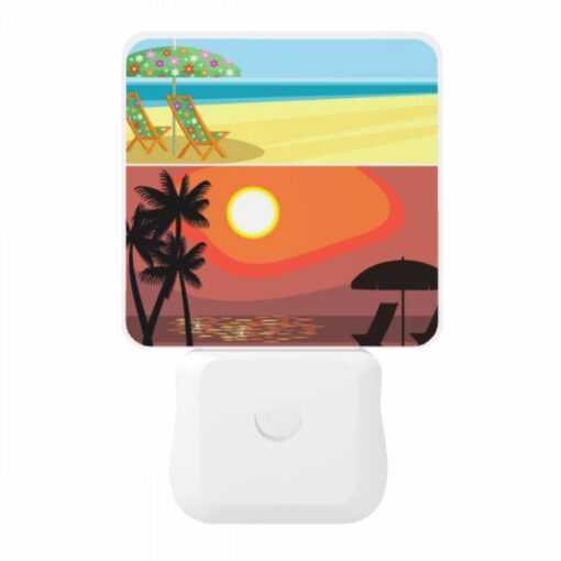 Night Light, A Beach Scene With A Sunset -Nuas Diy Shop f31177b14b78ef689cc8628dd9f4c33dd80ef9ff