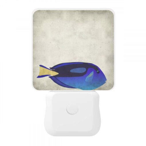 Night Light, A Blue And Yellow Fish Is Shown In A Cartoon Style. -Nuas Diy Shop f47ff5c2e6bd53dfdcd59198d04f512fc09e49c4
