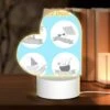 Love Acrylic Night Light, Four Different Beach Items Are Shown In A Circle. -Nuas Diy Shop f4caf2621a51b9eb3f497f678b9c1f2fdc791968