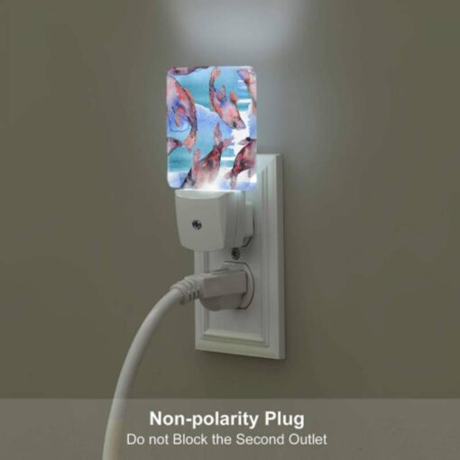 Night Light Set Of 2, A Group Of Fish Swimming In The Water. -Nuas Diy Shop f55741f3882637dcd10e478e178b9c17cf1647f2