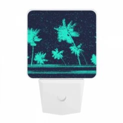 Night Light, A Blue And Green Image Of Palm Trees. 9 Night Light, A Blue And Green Image Of Palm Trees. -Nuas Diy Shop f5abc9f46921a75ea03636e462de007f0e7f571b