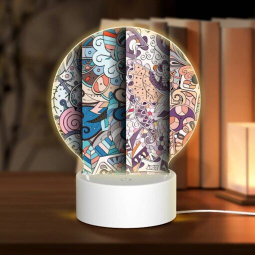 Round Acrylic Night Light, Three Colorful Designs Are Displayed On A Row. -Nuas Diy Shop f5ac7d5cb3236212213a3888725b15cfbbbcadb9