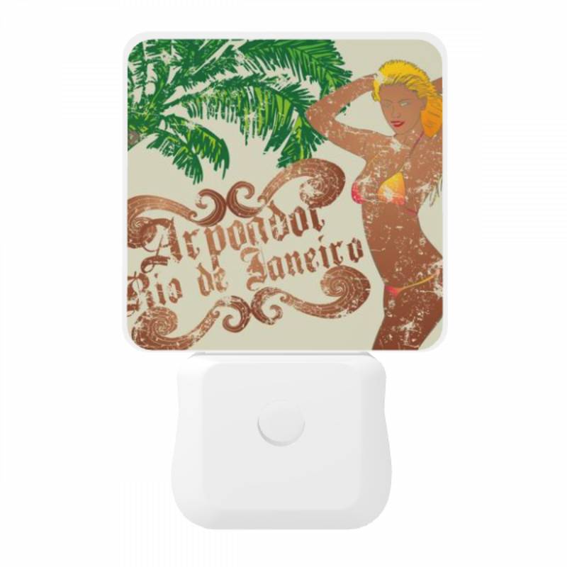 Night Light, A woman in a bikini is standing in front of a palm tree. Night Light, A Woman In A Bikini Is Standing In Front Of A Palm Tree. -Nuas Diy Shop f5cce10b9d0c4d76ccd1bde0adb89ce8d3a1373f