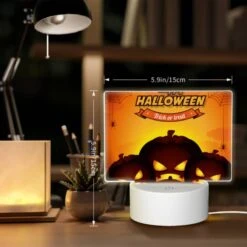 Rectangular Acrylic Night Light, Three Pumpkins With Scary Faces On Them. 7 Rectangular Acrylic Night Light, Three Pumpkins With Scary Faces On Them. -Nuas Diy Shop f61223fc060893210b0b0843c66f725b1dd5fd88