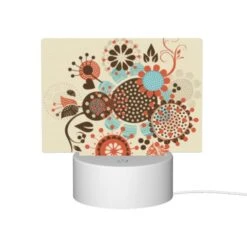 Rectangular Acrylic Night Light, A Colorful Flower Design With A Variety Of Flowers And Leaves. 11 Rectangular Acrylic Night Light, A Colorful Flower Design With A Variety Of Flowers And Leaves. -Nuas Diy Shop f6162d9e3e6671169d628741f727a3aaff473f8e