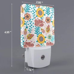 Night Light, A Colorful Floral Pattern With Yellow -Nuas Diy Shop f62f0c6206d5e1cdc60978122cc265cf6340546f