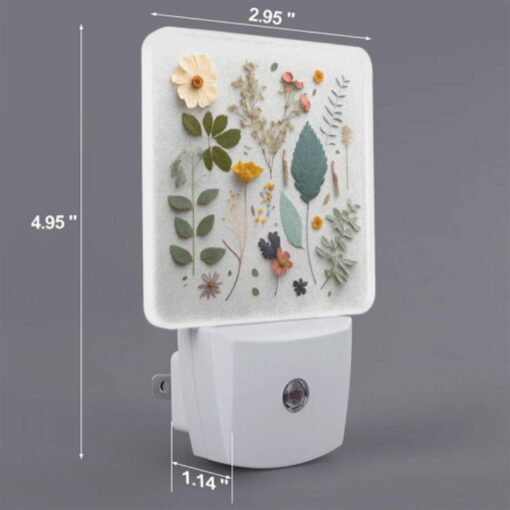Night Light Set Of 2, A Collection Of Different Flowers And Leaves. -Nuas Diy Shop f783ff7ce23f61ae01cf66dbe7ab9044cb611916