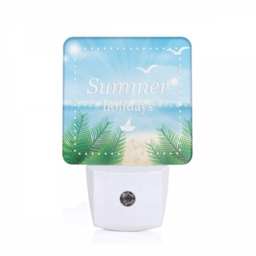 Night Light, A Picture Of A Beach With A Boat And A Seagull Flying Over The Water. -Nuas Diy Shop f7d7cc91248ffc89dbbe7d6764933f79a45f24e7